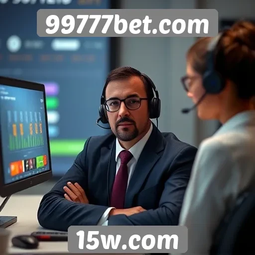 Apoio ao cliente no site 99777bet.com